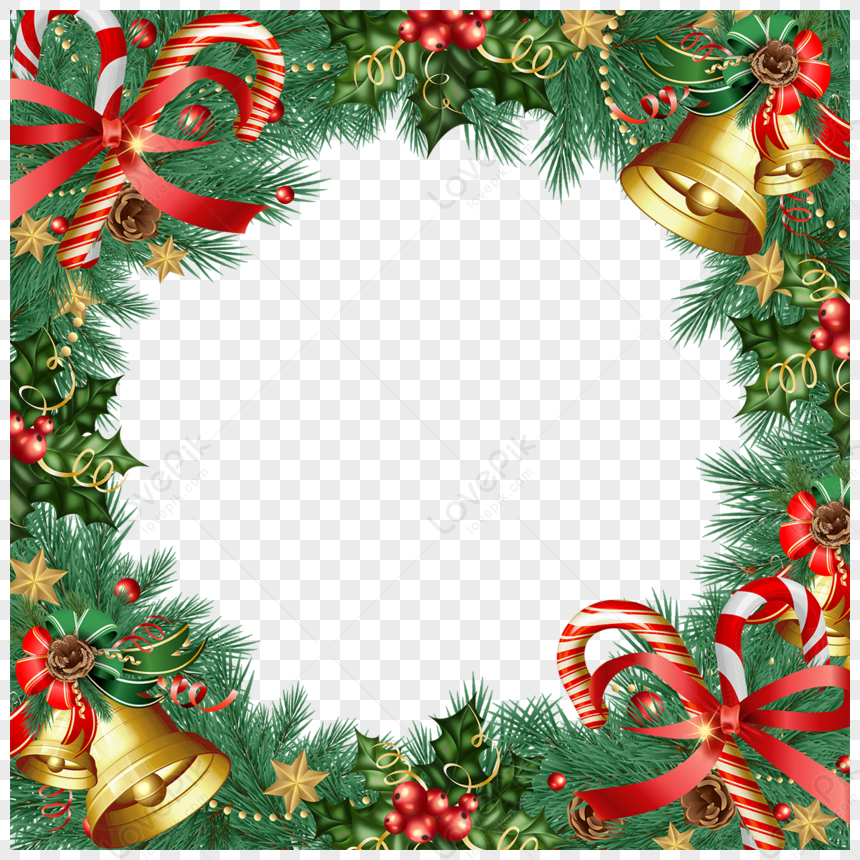 christmas candy clipart border