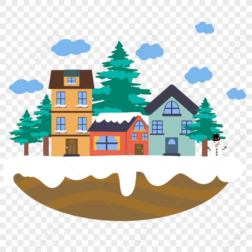 Cartoon Hand Drawn Villa Christmas Small Town Illustration, Cartoon PNG  Transparent Background, Christmas PNG Transparent Images, Gate Hd  Transparent PNG PNG Picture And Clipart Image For Free Download - Lovepik |  375576995