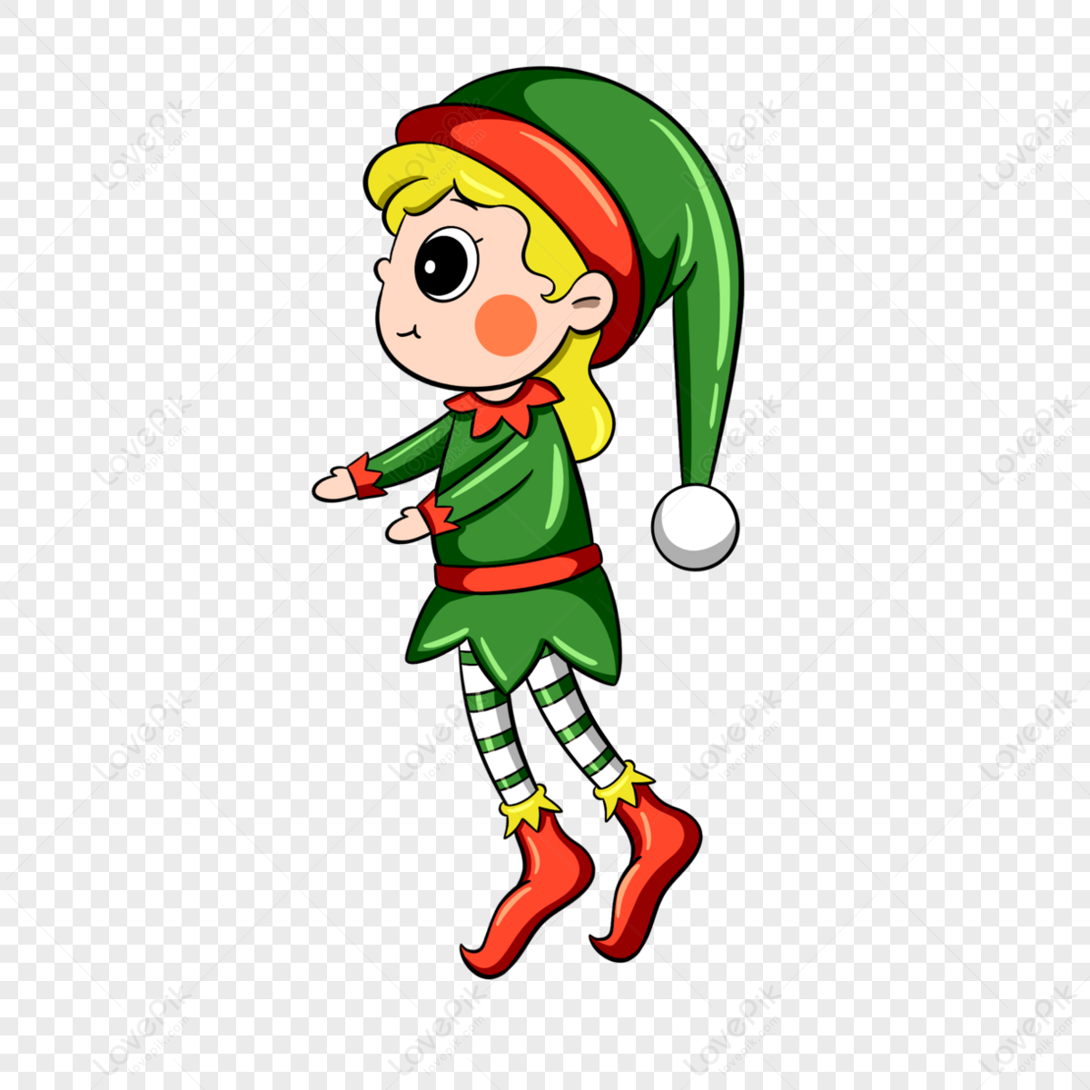 Cartoon Christmas Elf, Christmas PNG Transparent Images, Elf PNG ...