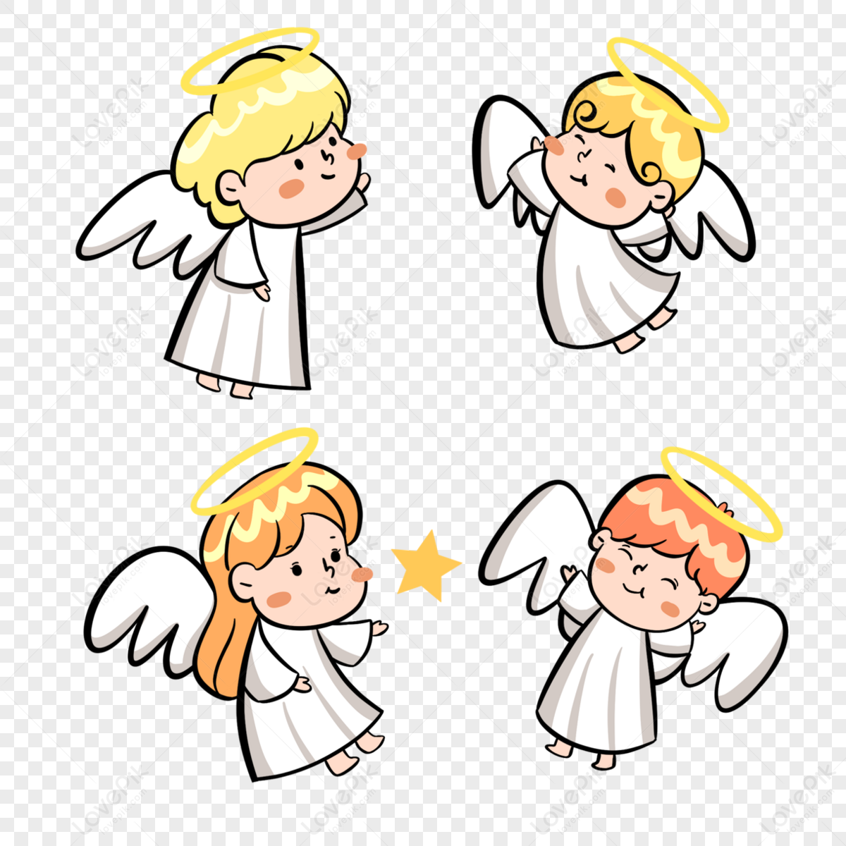 Cartoon Christmas Little Angel, Christmas PNG Transparent Images, Colored  PNG Image, Cute PNG Image PNG White Transparent And Clipart Image For Free  Download - Lovepik | 375667242