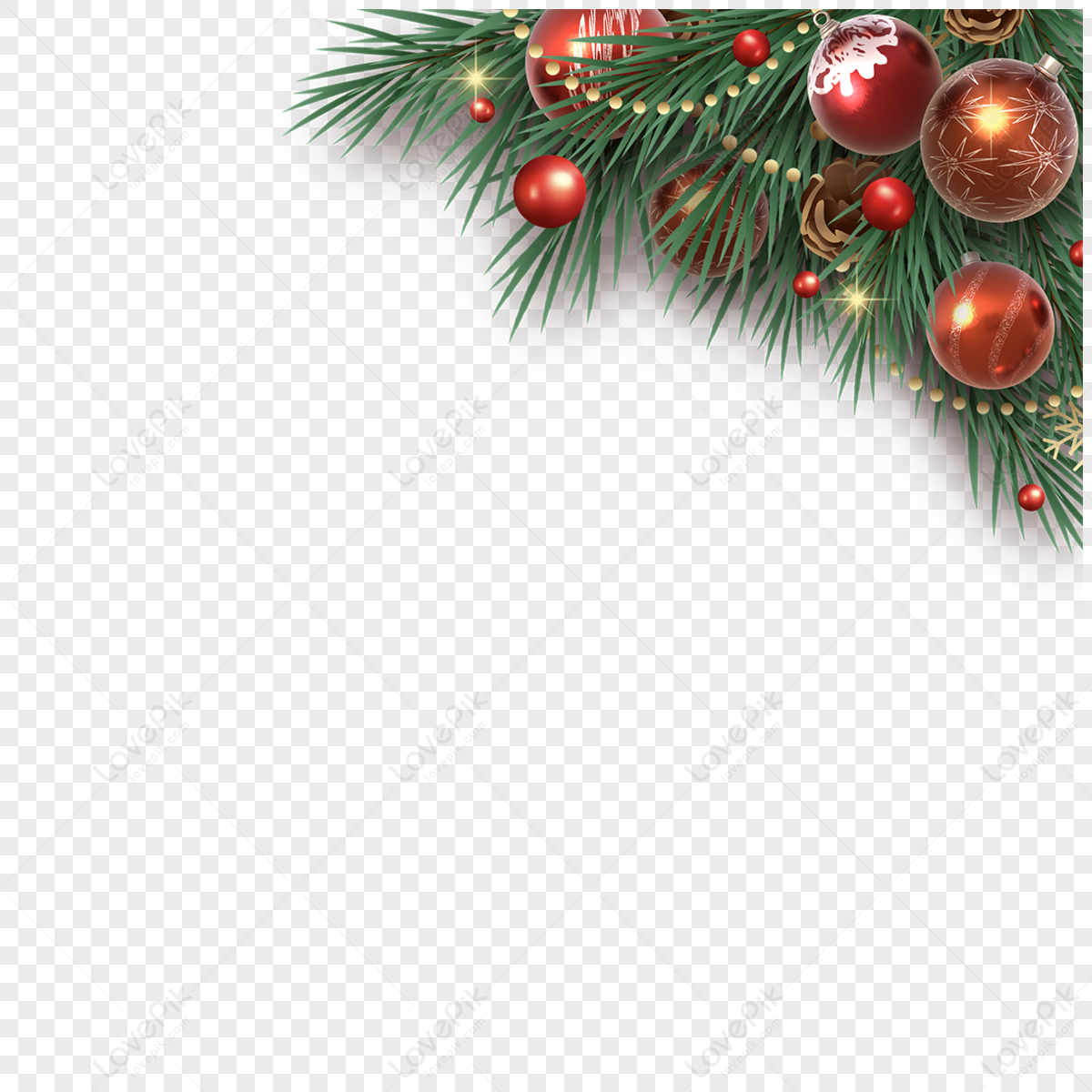 Christmas fruit leaves christmas decoration border, Christmas,  Christmas fruit,  festival png hd transparent image