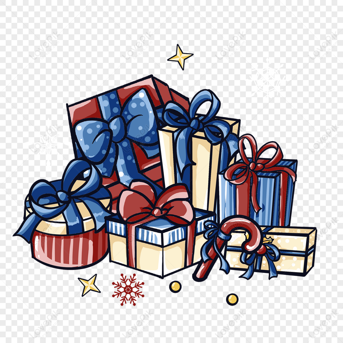 christmas present boxes clipart png