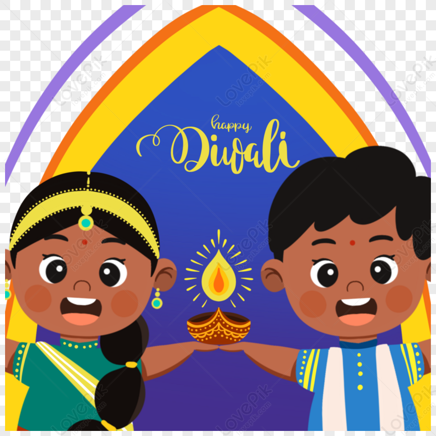 Elementos De Los Niños Indios De Color Diwali, Color Png, Cultura Png,  Dibujos Animados Png PNG Imágenes Gratis - Lovepik
