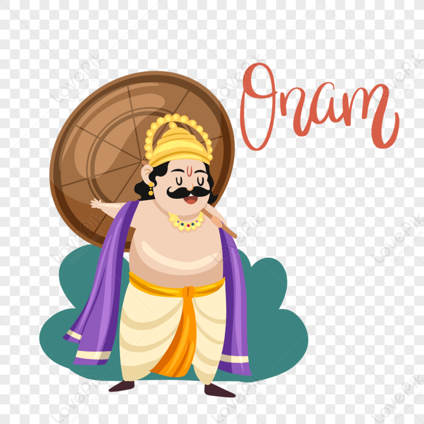 Cute Onam Festival Character Elements, Onam Download Image PNG ...