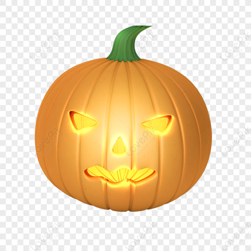 Black Scary face of Halloween pumpkin or ghost o transparent background PNG  - Similar PNG