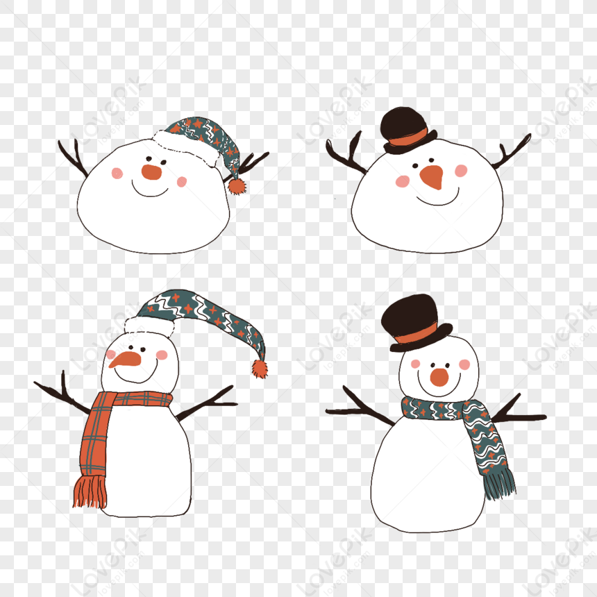 Bạn sẽ yêu thích bức tranh về những chiếc mũ lông và nụ cười rạng rỡ của người tuyết, như một món quà tuyệt vời trong mùa đông này.
