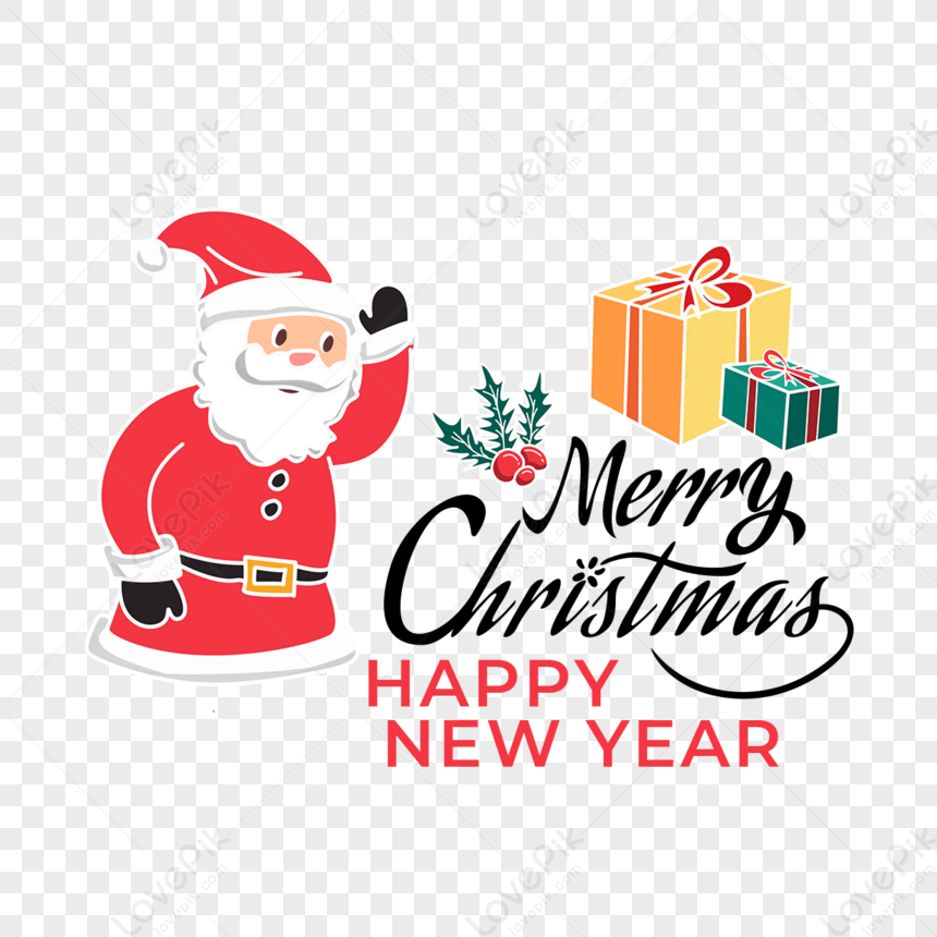 Santa Claus Cute Sticker, Santa PNG Image, Christmas PNG, Sticker PNG ...