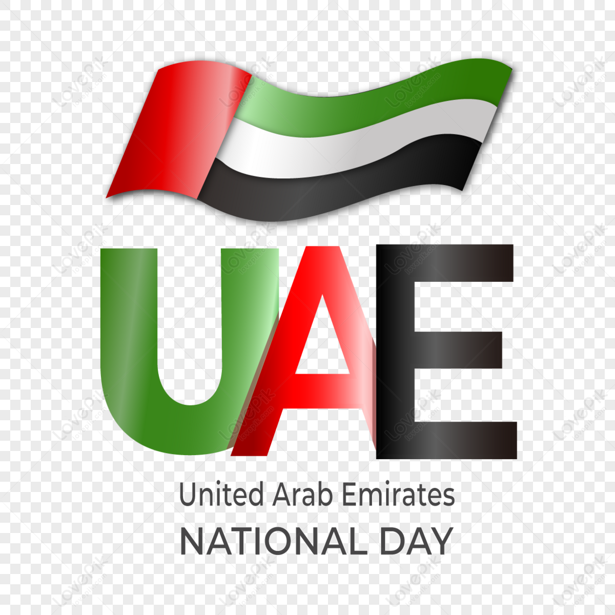 Dubai Flag PNG, Vector, PSD, and Clipart With Transparent