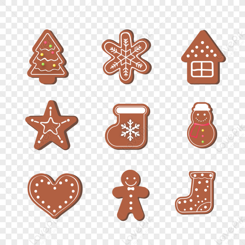 Cartoon Hand Drawn Gingerbread Line Side Christmas Creative Illustration,  Christmas Tree Hd PNG Image, Line Edge Hd Transparent PNG, Brown Hd Transparent  PNG PNG Transparent Image And Clipart Image For Free Download -