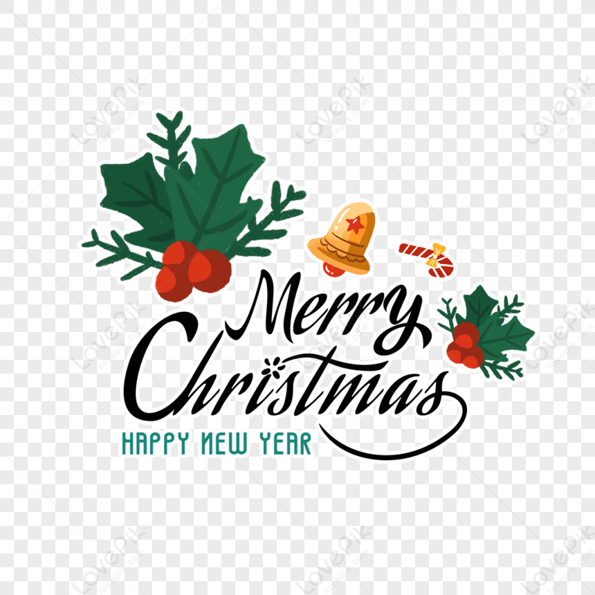 Christmas Elements Cute Stickers, Christmas Elements Download ...