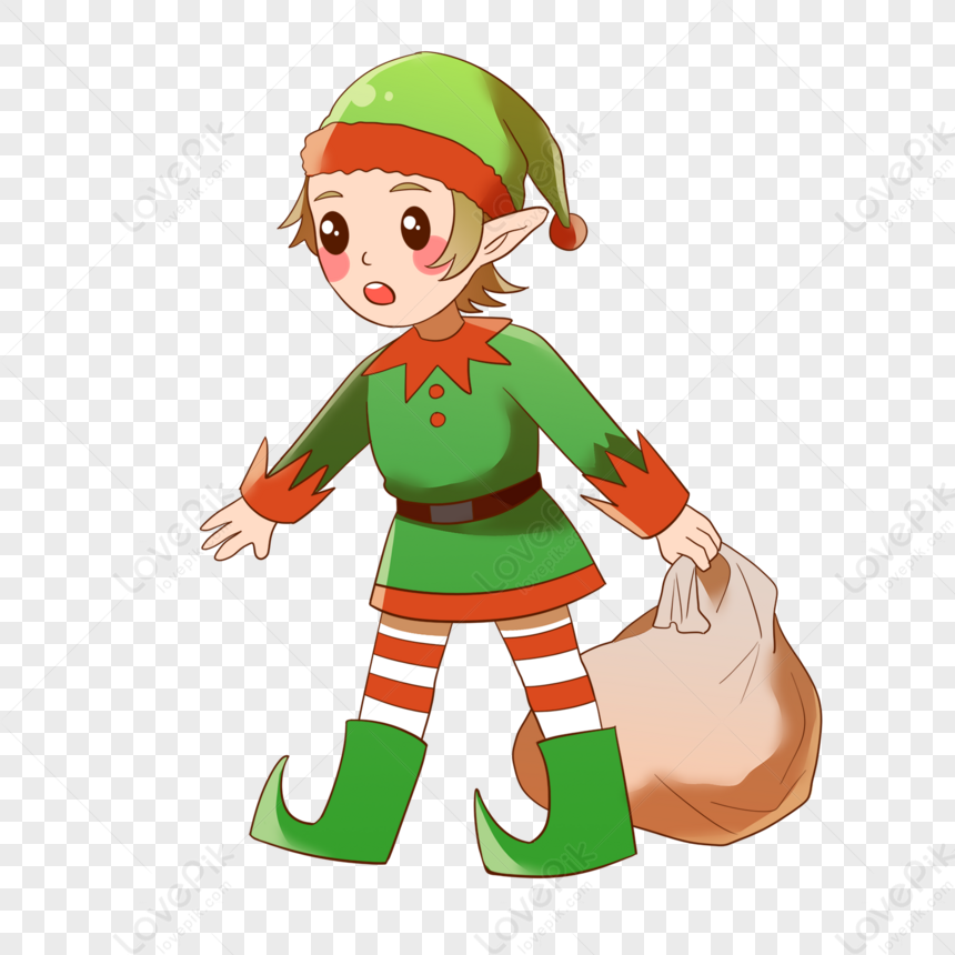 Feliz Feliz Natal Grupo De Ilustração De Personagens De Elfos PNG , Bolsa  De Natal, Natal, Celebração Do Natal PNG Imagem para download gratuito