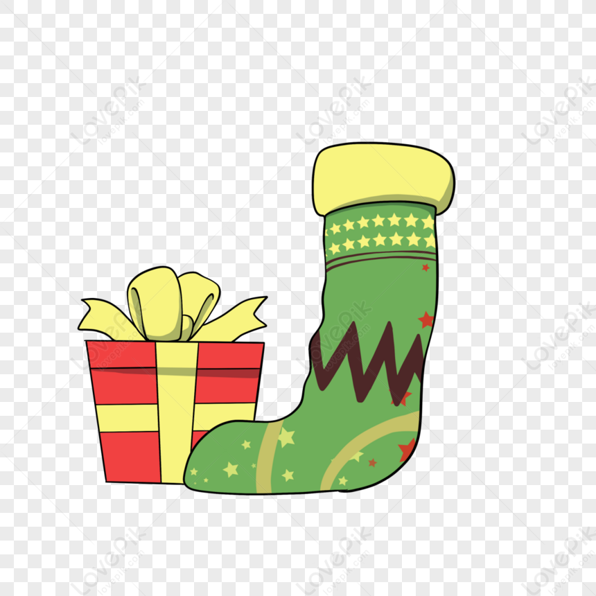 Calcetines De Navidad Dibujos Animados De Calcetines De Navidad, Calcetines Animados, Calcetines De Navidad, Calcetines Pintados A PNG Imágenes - Lovepik