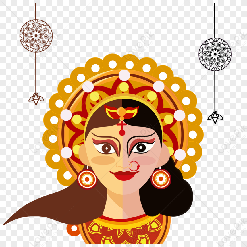 Durga Ashtami Indian Devil Goddess, India PNG, Durga Ashtami PNG ...