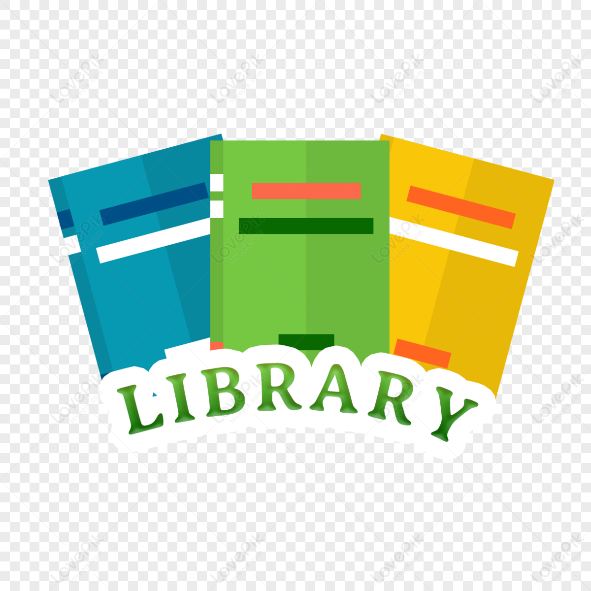Green books Library, Library,  Design,  Book png transparent background
