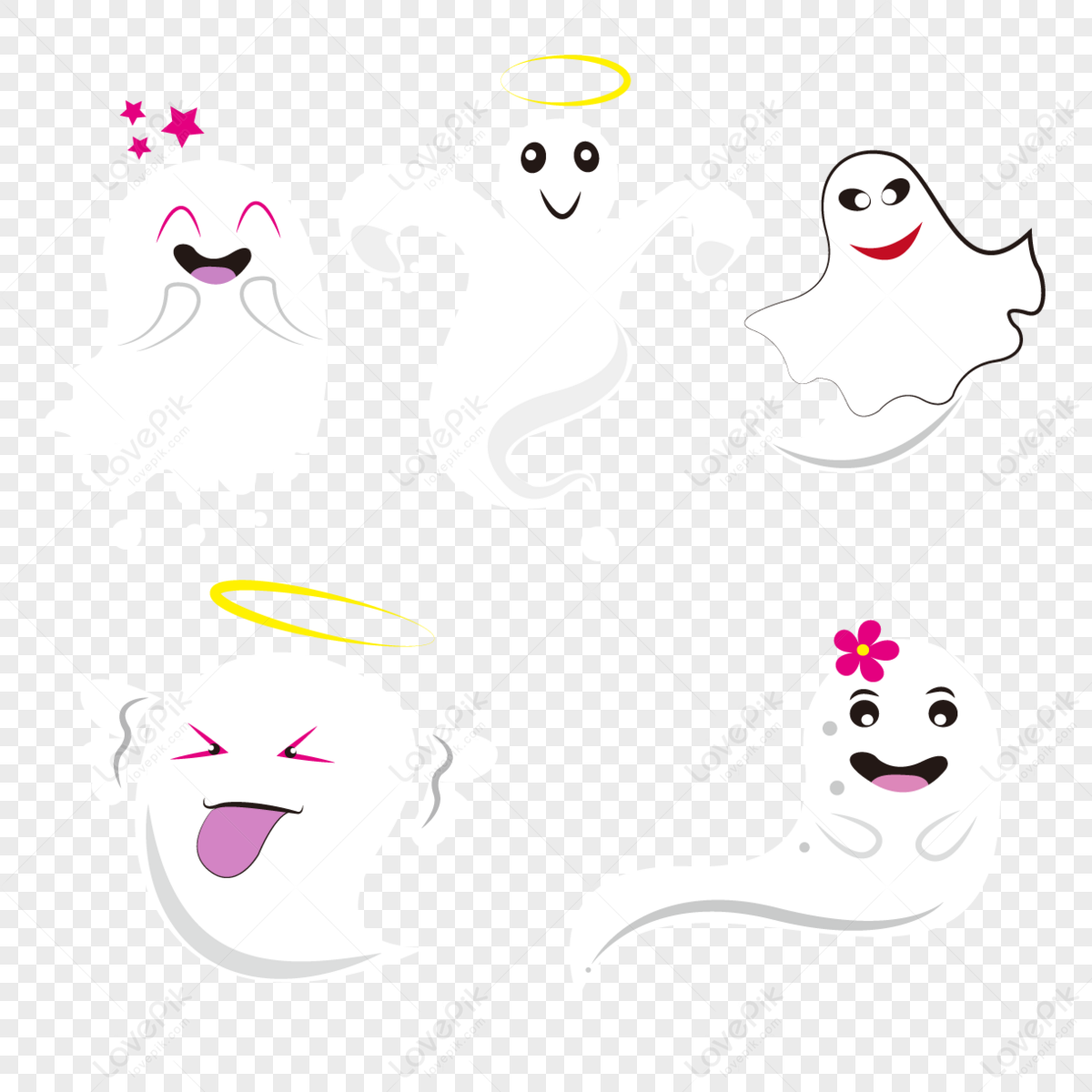 Ghost Cartoon PNG Images With Transparent Background | Free Download On  Lovepik