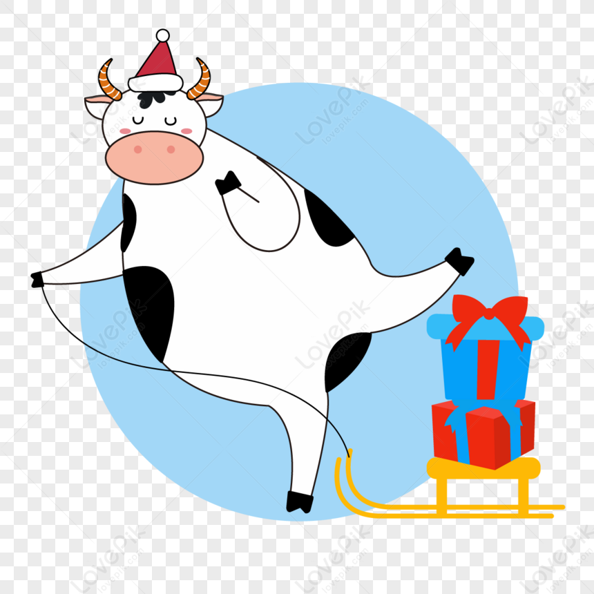 Hand Drawn Cartoon Christmas Cow Gift Box Illustration, Animal Download  Image PNG, Cartoon PNG Transparent Background, Christmas PNG Transparent  Images PNG Free Download And Clipart Image For Free Download - Lovepik |  375567563