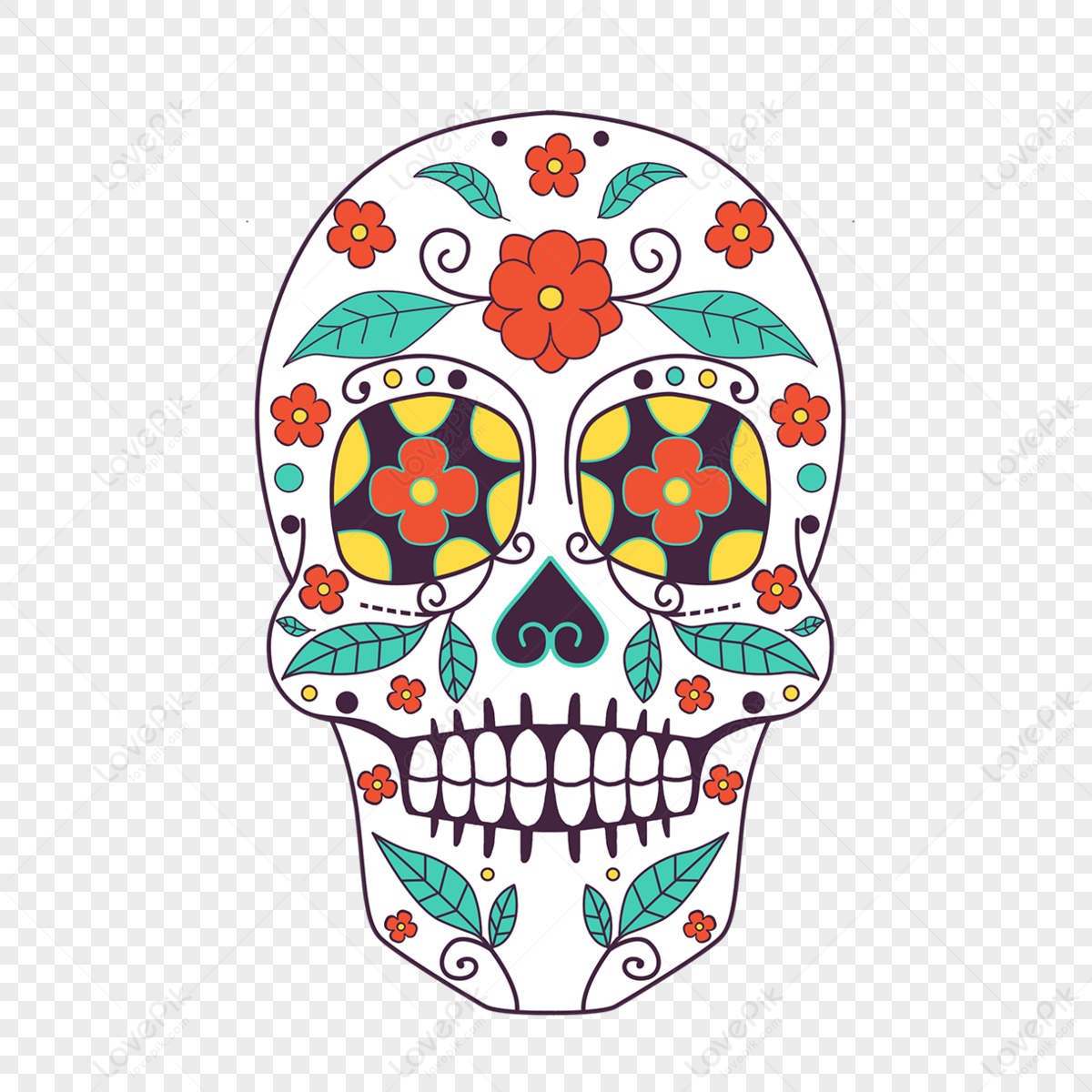 Day Of The Dead PNG Images With Transparent Background | Free Download ...