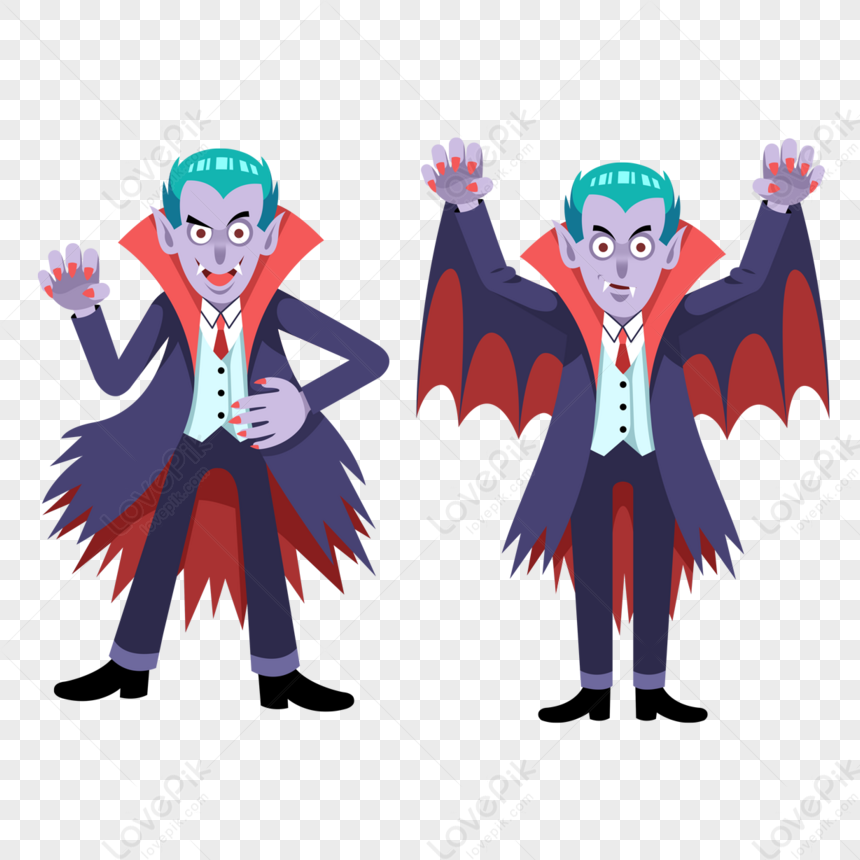 Scary Vampire Clipart Vector, Scary Male And Female Vampires In The Dark  Night, Vampire Clipart, Ghost, Halloween PNG Image For Free Download