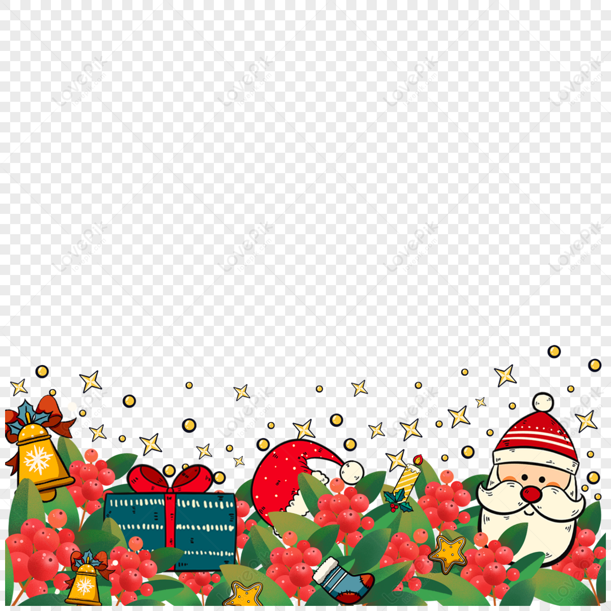 christmas present border