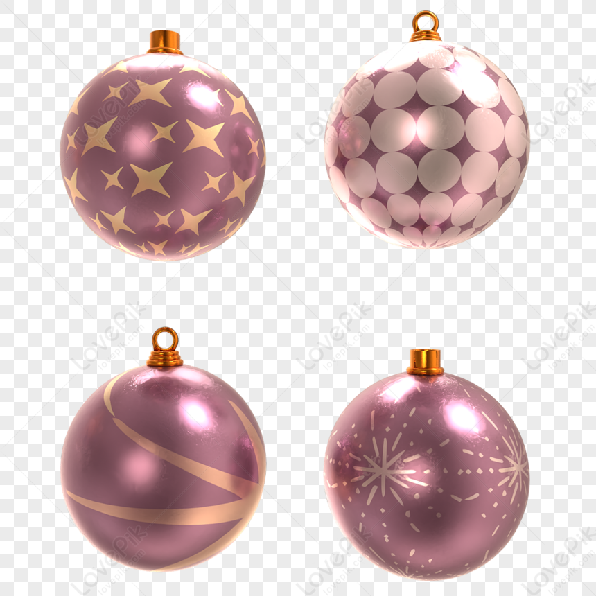 Bola De Decoração De Natal Rosa, 3d Png, Bola Decorativa Png, Efeito De Luz  Png PNG Imagens Gratuitas Para Download - Lovepik