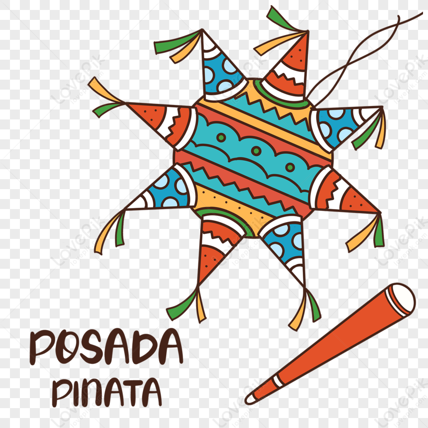 Posada Dibujado A Mano De Dibujos Animados Pinata, Celebracion Png, Evento  Png, Festival Png PNG Imágenes Gratis - Lovepik