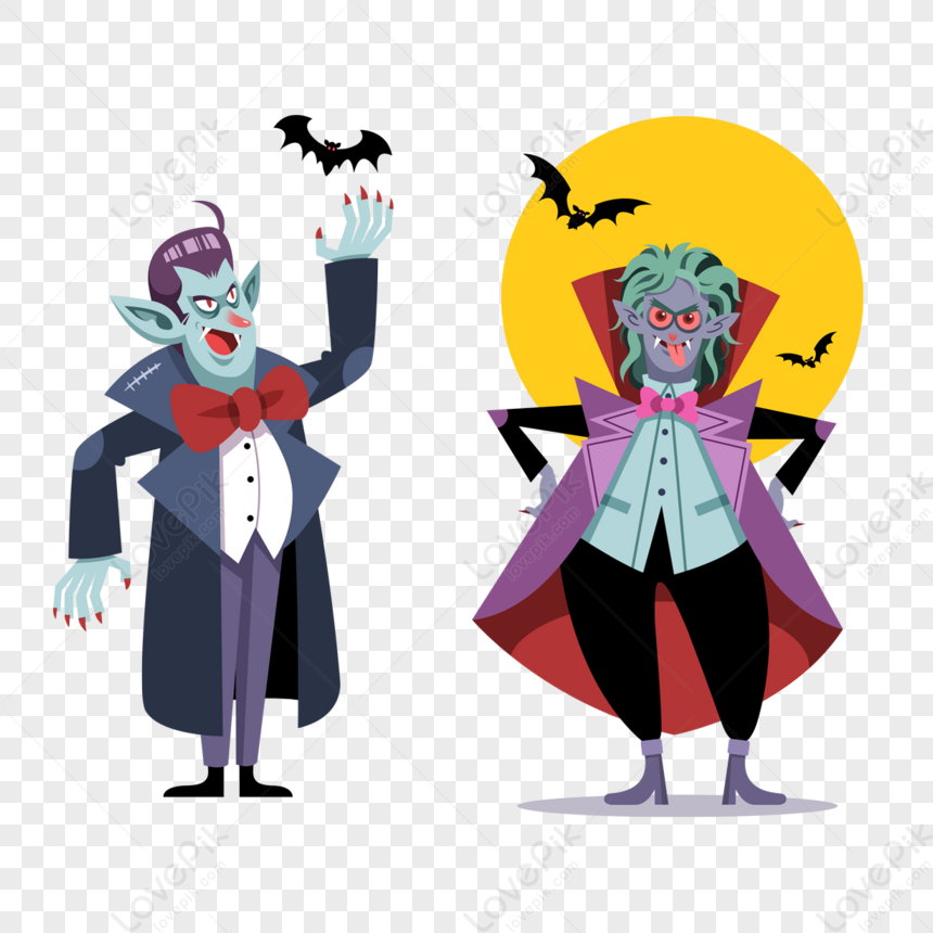Desenho de Halloween, Drácula, Vampiro, Halloween, Silhueta png