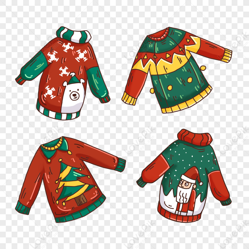 Transparent ugly christmas sweater transparent background photos and videos for Christmas