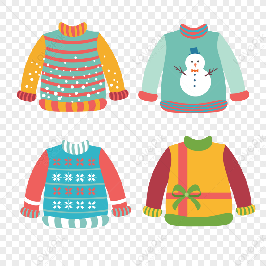 Ugly Gradient Combination Christmas Sweater, Merry Christmas ...