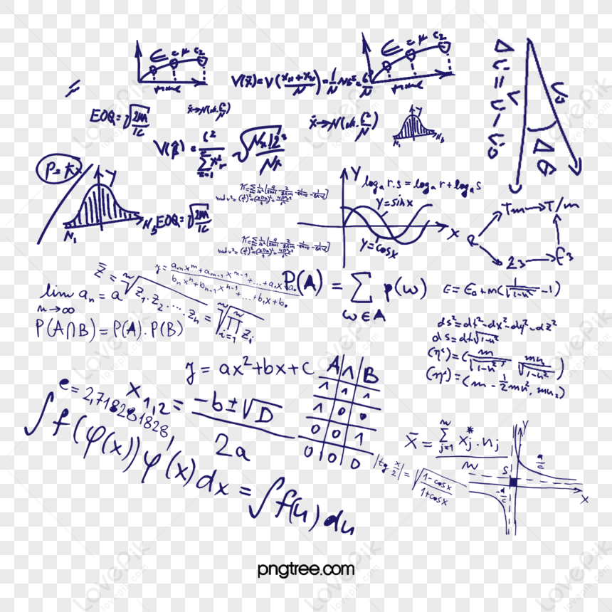 Blue Mathematical Notes,education,float,mathematics PNG Transparent ...