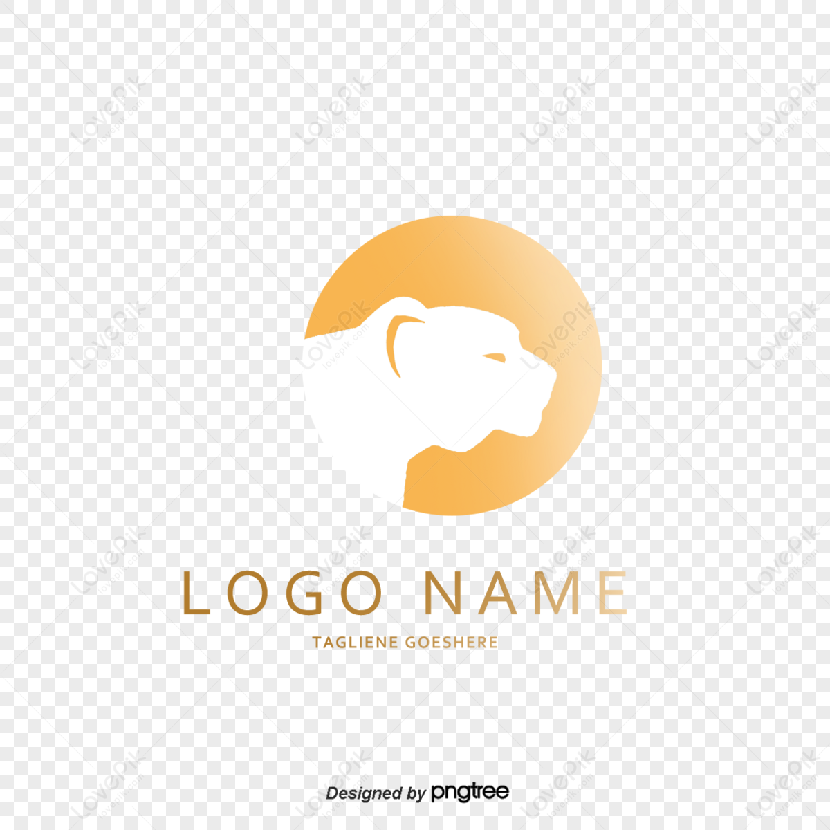 Golden logo template.It's winner concept 23654781 PNG