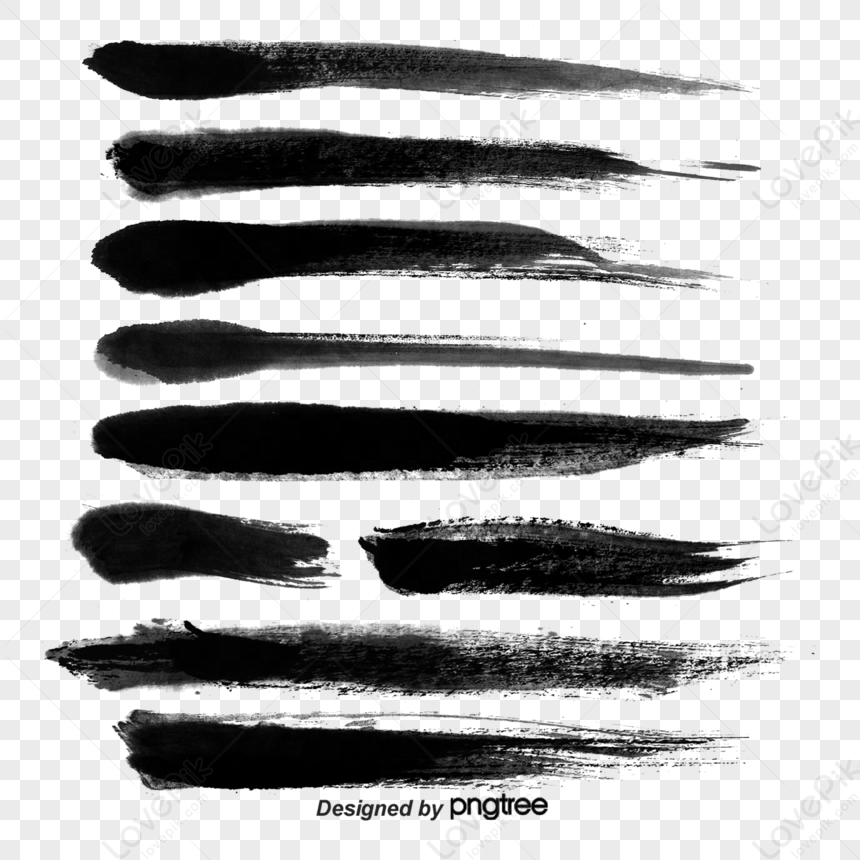 Practical Black Brush Vector Material Brush Effect,scratch Brush,paint Brush  PNG Transparent Background And Clipart Image For Free Download - Lovepik