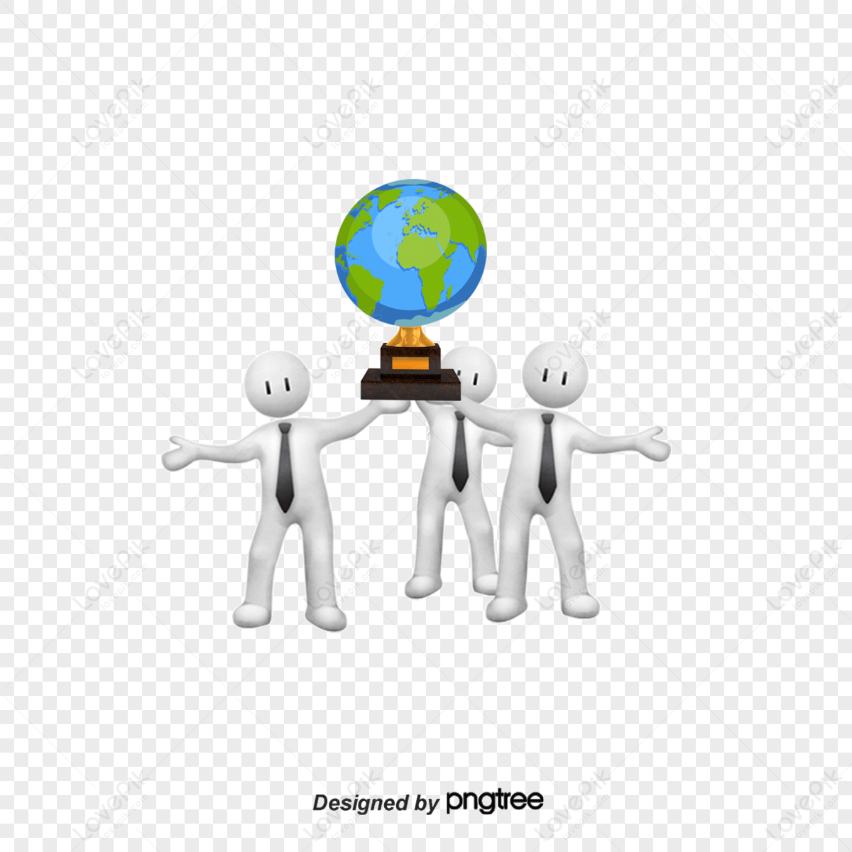 Simple 3d Villain Business Team,box,book,splice PNG Transparent And