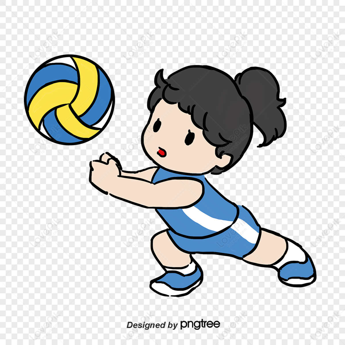 Volleyball Girl PNG Images With Transparent Background | Free Download ...