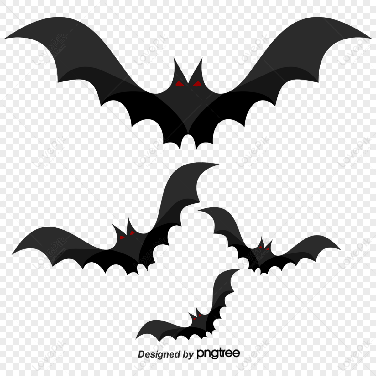 Ilustração de Morcegos Halloween PNG transparente - StickPNG