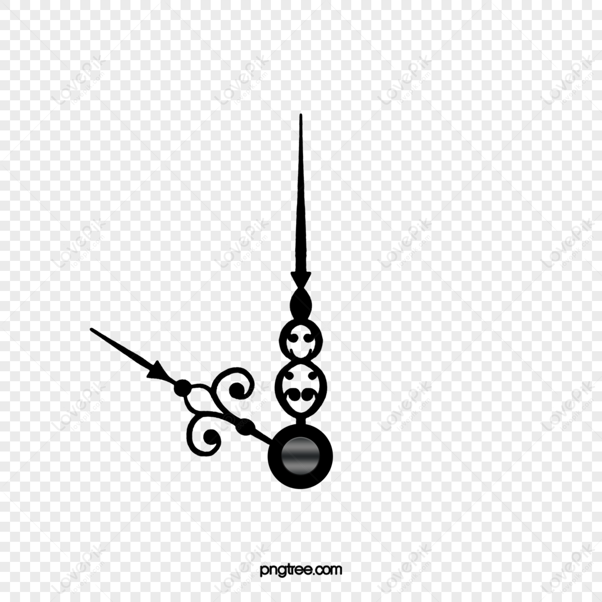 Clock Second Hand PNG Images With Transparent Background | Free ...