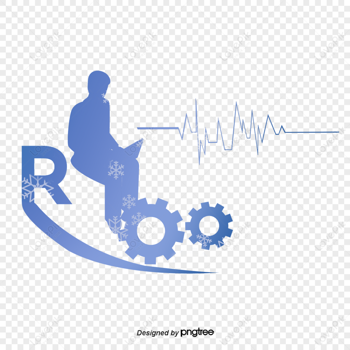 Business People Silhouette Vector Technology Elements,people ...