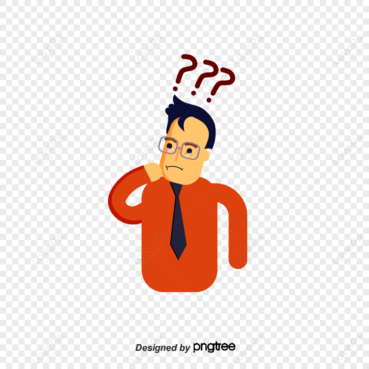 Character Thinking Images, HD Pictures For Free Vectors Download ...