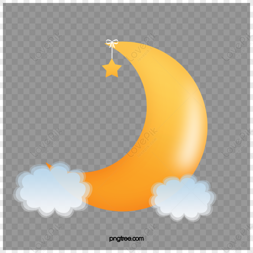 Beautiful Half Moon Image, Moon, Half, Beautiful PNG Transparent Clipart  Image and PSD File for Free Download