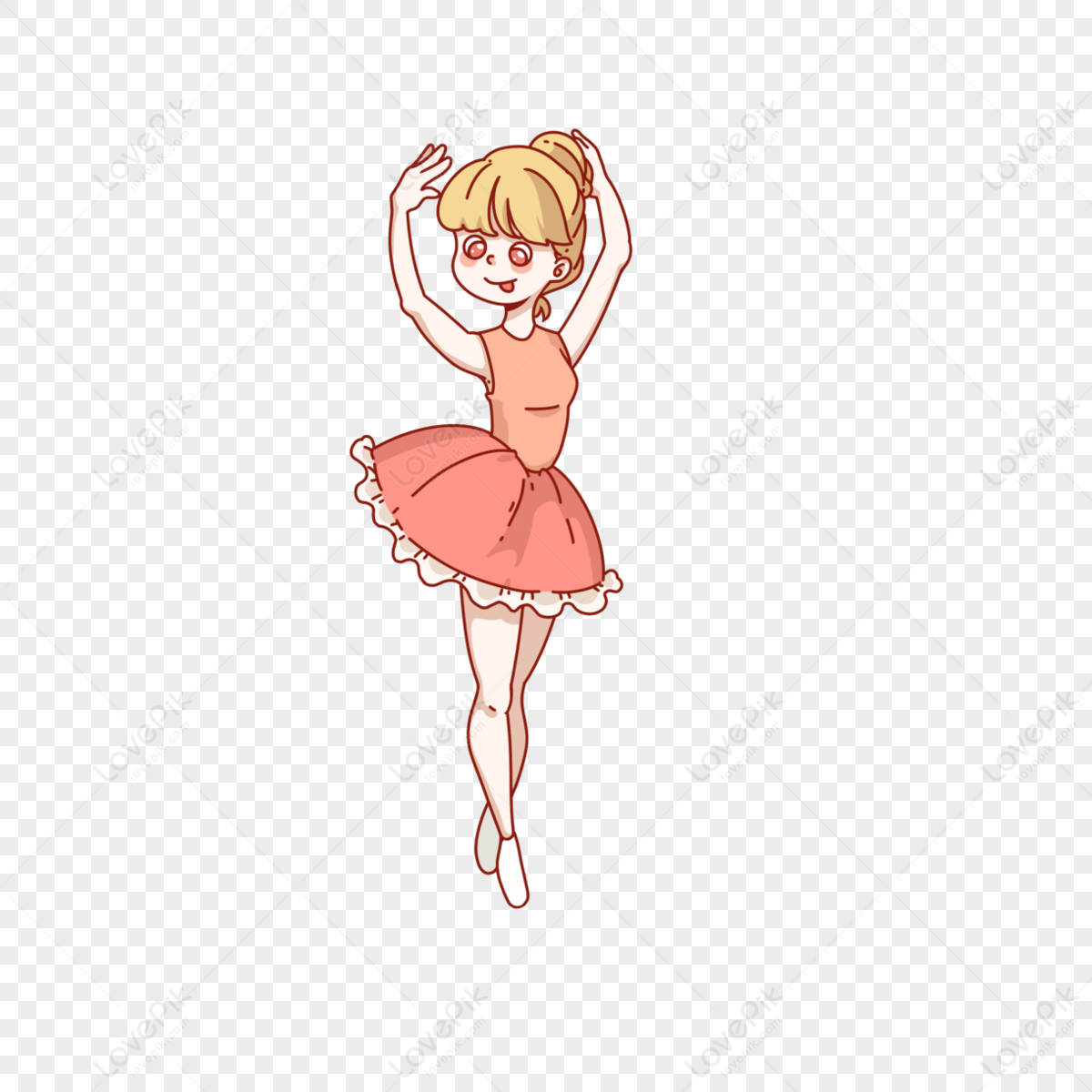 Cute Cartoon Girl Vector,illustration,beauty,ladies Free PNG And ...