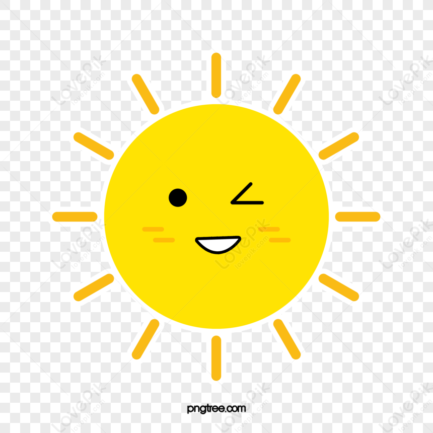 Cute Cartoon Yellow Sun PNG Free Download And Clipart Image For Free ...