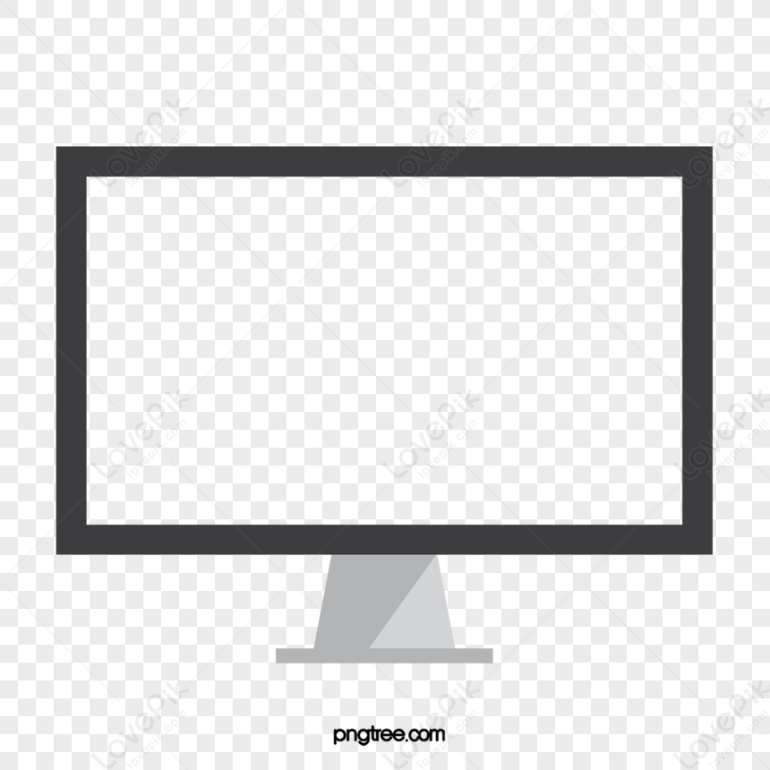 Flat Computer Monitor,web,computer Logo,page PNG Transparent And ...