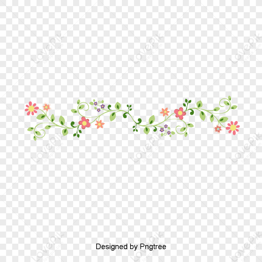 Floral Border Design,illustration,ornate,natural PNG Transparent Image ...