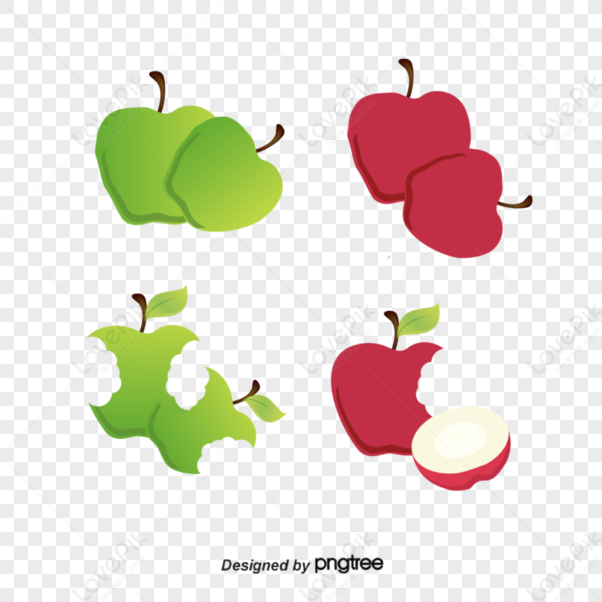 clipart pommes vertes