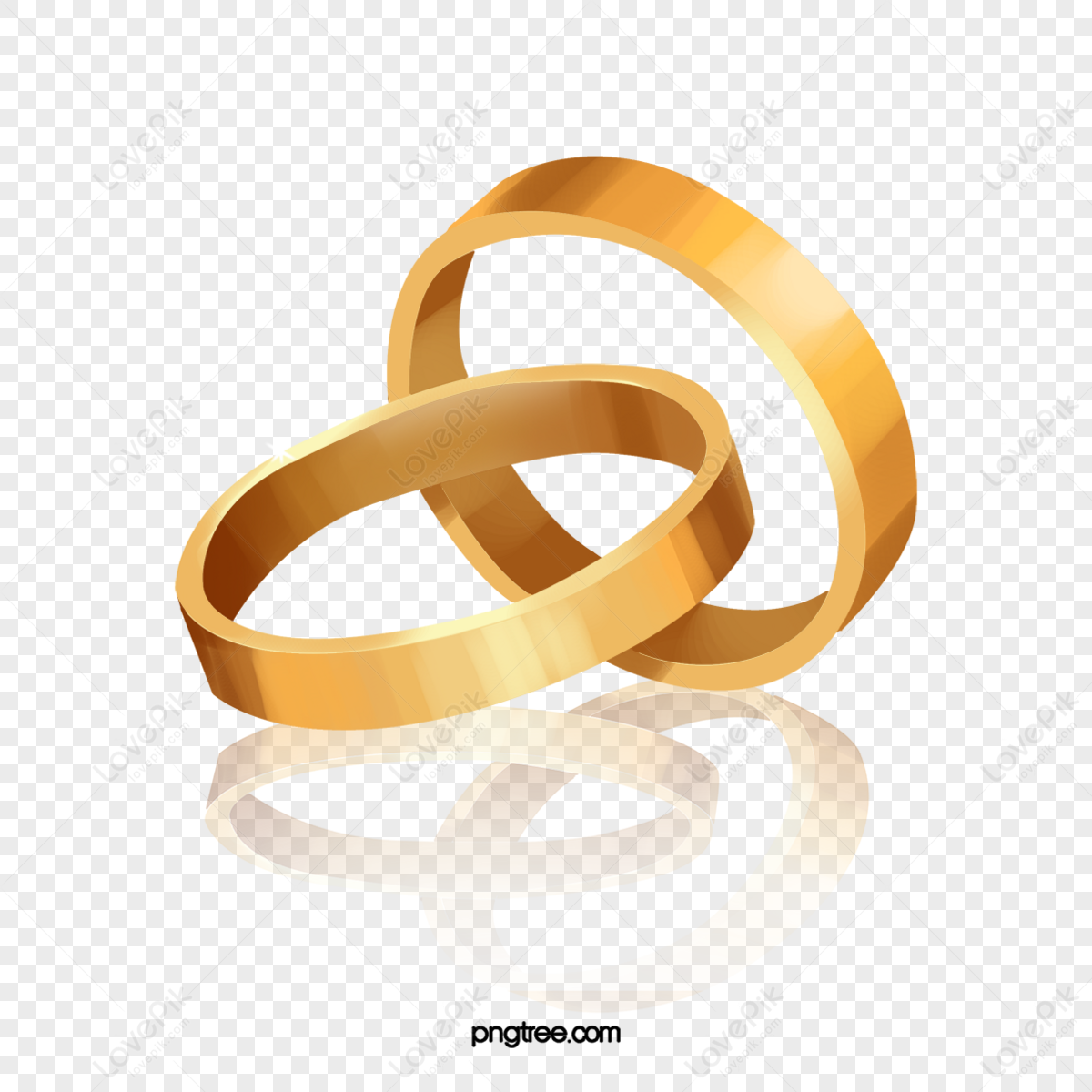 14K Rose Gold Interlocking Wedding Ring Set | Barkev's