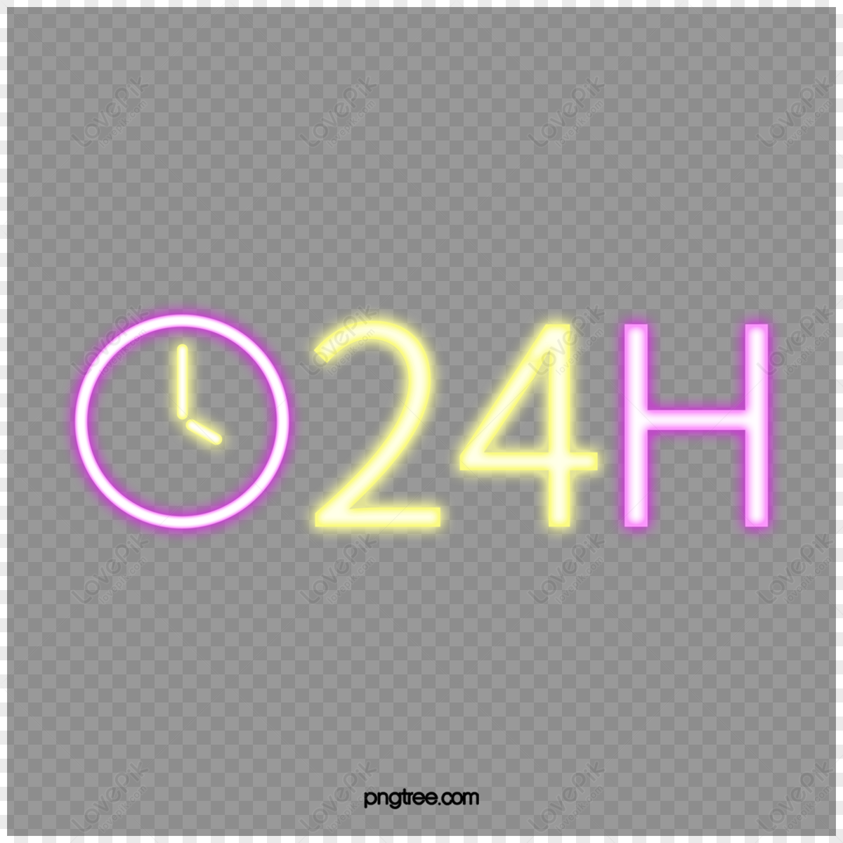 Open 24 Hours PNG Transparent Images Free Download