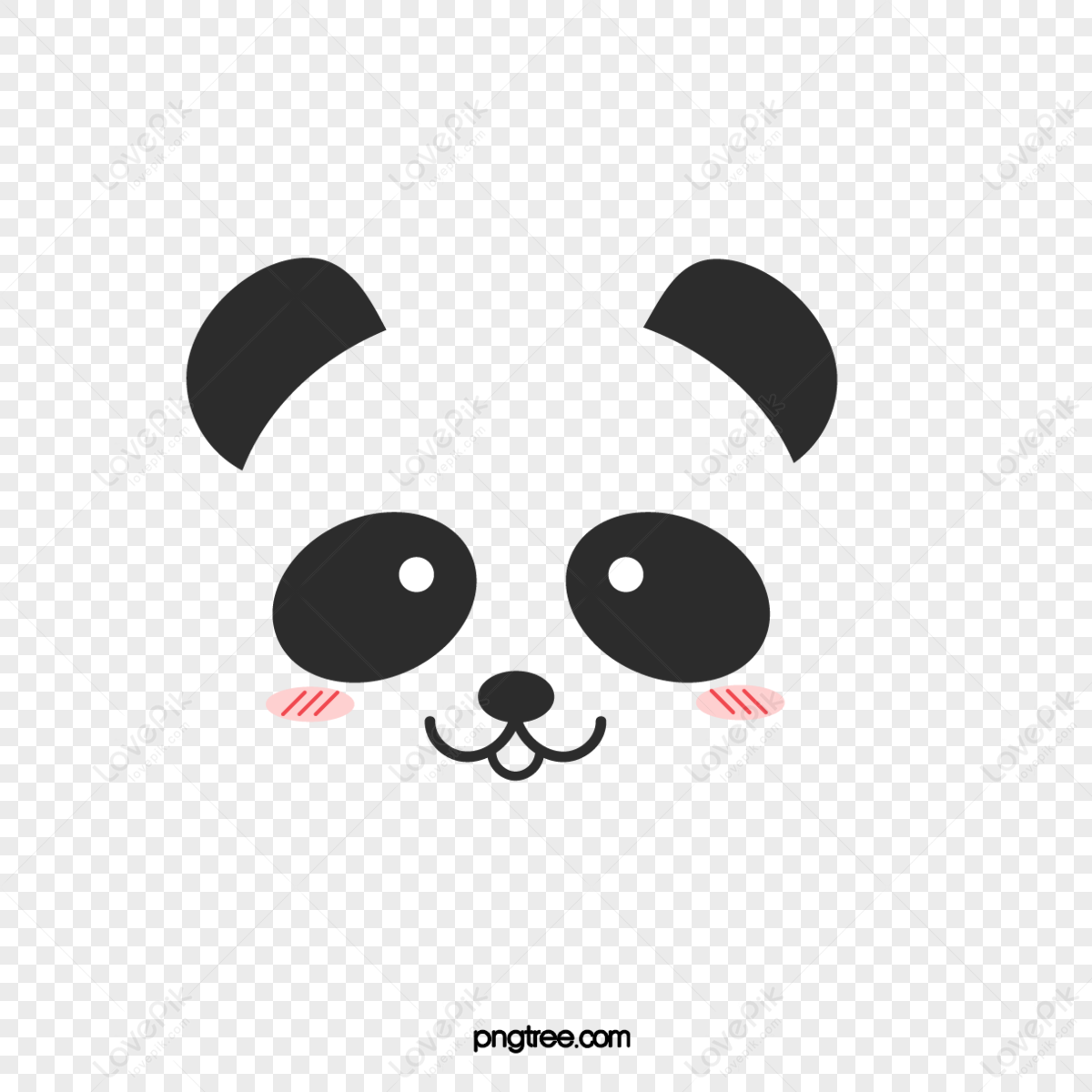 Panda,cartoon,anime,animal PNG Transparent Background And Clipart Image ...