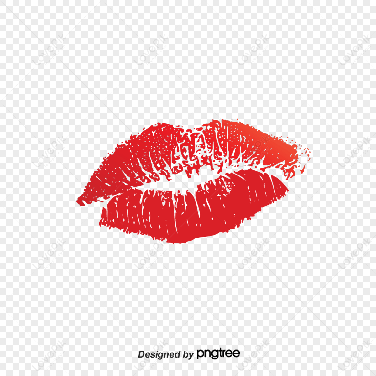 Pink Fashion Kiss Lips SVG