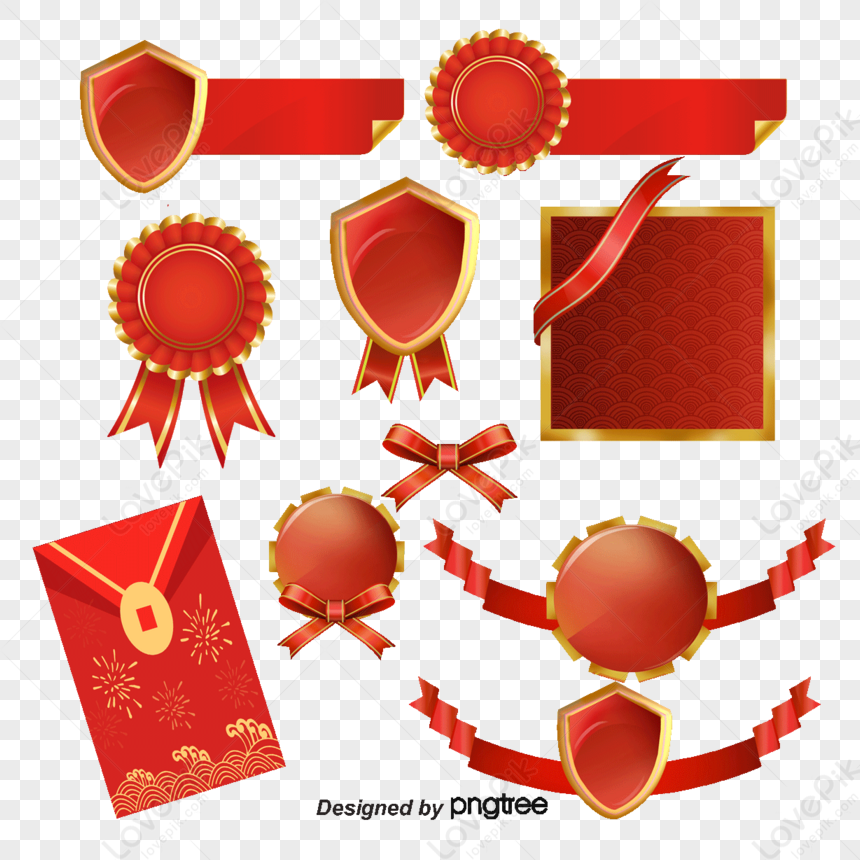 Red Ribbon,material,glory,award PNG Transparent Background And Clipart ...