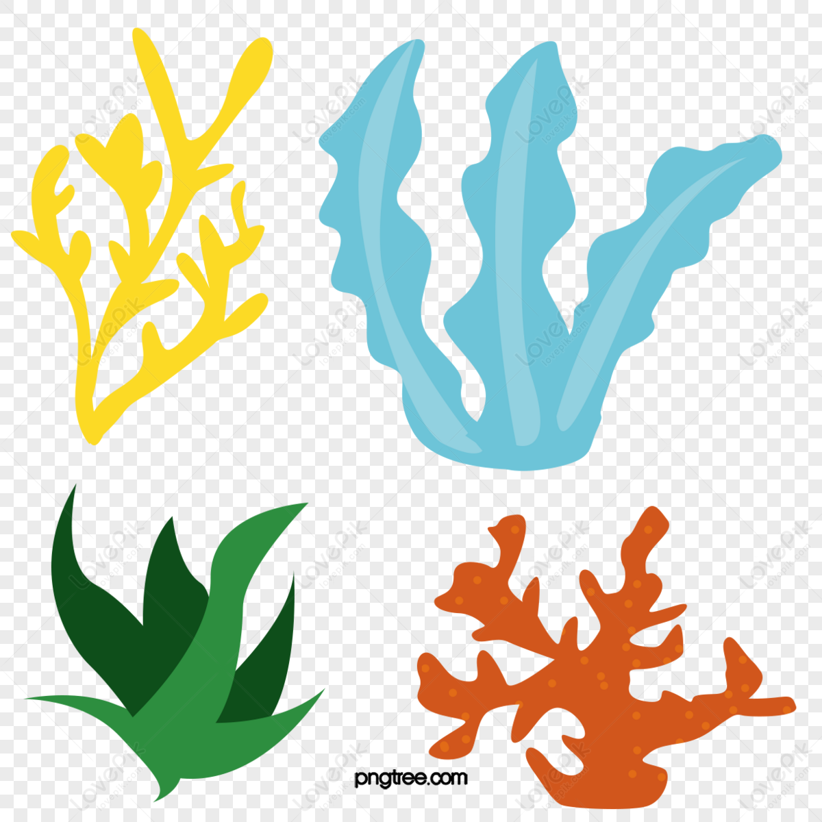 Desenhos Animados Algas Waterweed Pintados à Mão Em Aquarela PNG Imagens  Gratuitas Para Download - Lovepik