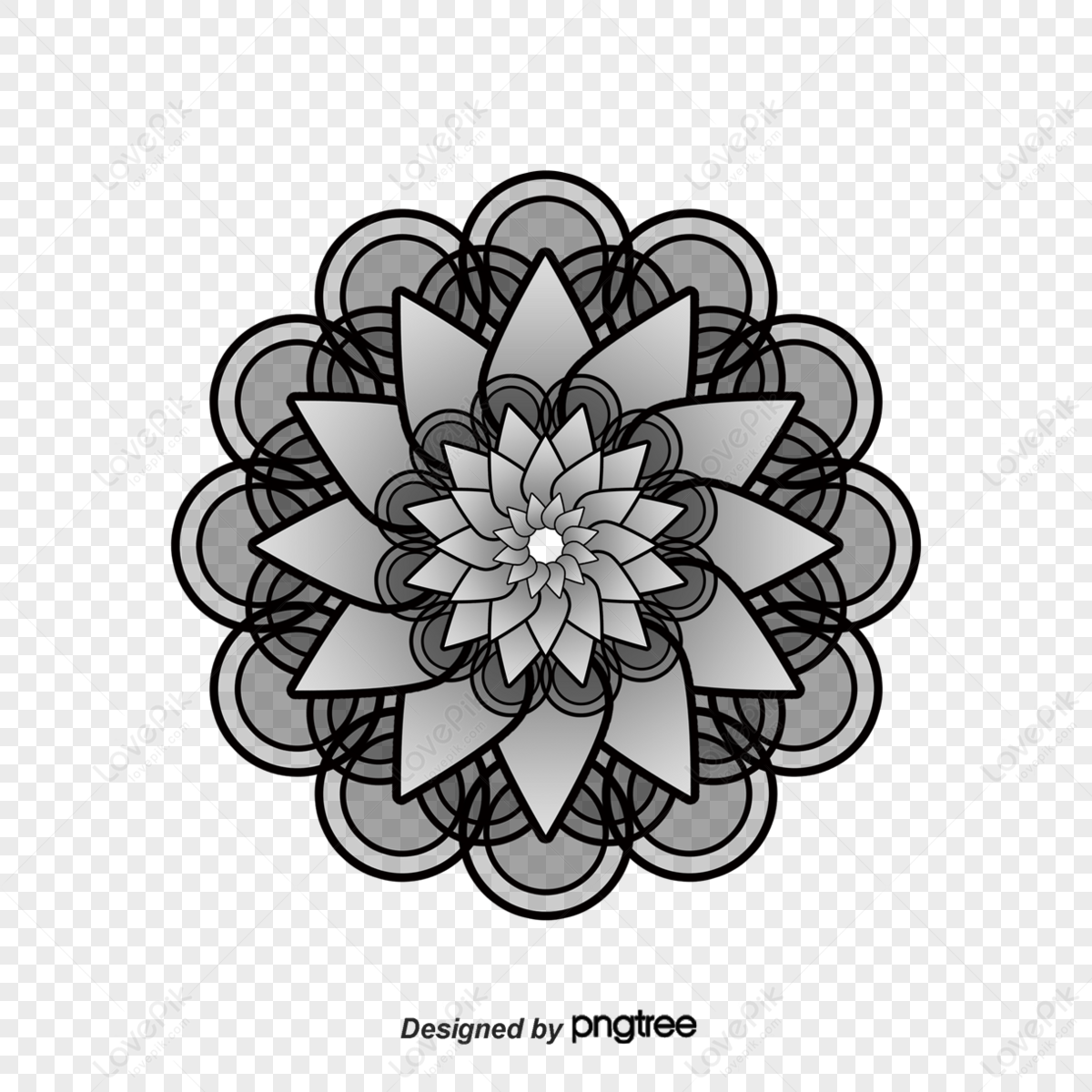 Small Flower Hand Tattoo PNG Transparent Images Free Download